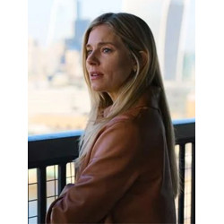 Anatomy of a Scandal Sienna Miller Brown Leather Jacket