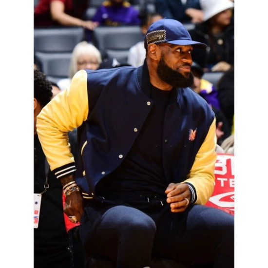 NBA LeBron James Varsity Jacket