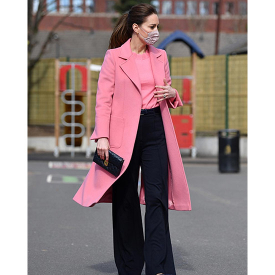 Kate Middleton Pink Trench Coat Kate Middleton Pink Trench Coat