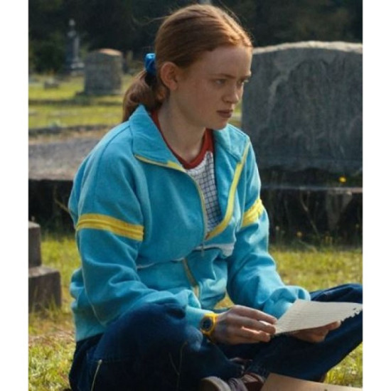 Stranger Things S04 Max Mayfield Blue Jacket