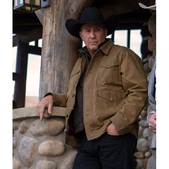 John Dutton Yellowstone Season 2 Brown Jacket