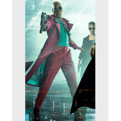 The Matrix Resurrections Morpheus Pink Coat