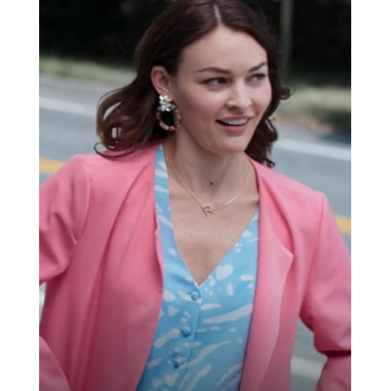 Cupid for Christmas Melanie Stone Pink Coat