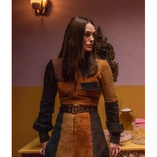 Misbehaviour Keira Knightley Suede Leather Coat