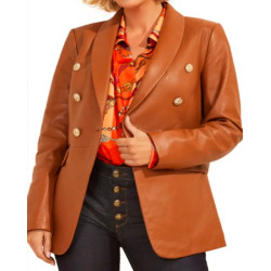 Young and the Restless Sharon Collins Leather Blazer