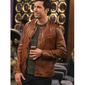 The Big Bang Theory Brown Leather Jacket